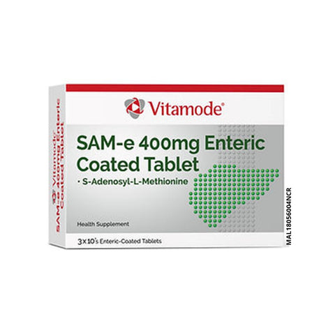 Vitamode Sam-E 400mg Enteric Coated Tablet 3x10's