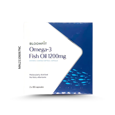Bloomfit Omega-3 Fish Oil 1200mg 2x90's