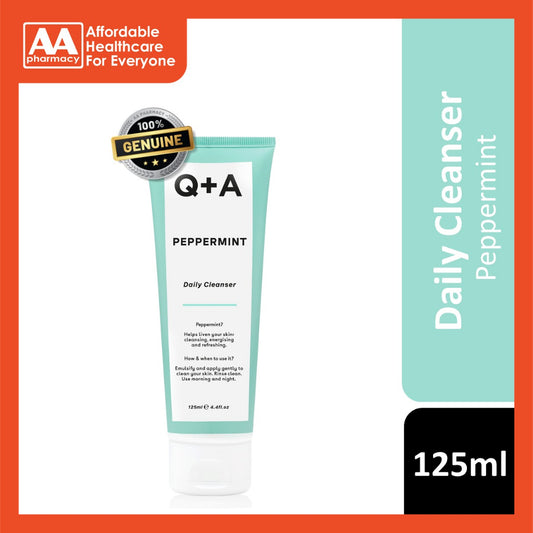 Q+A Peppermint Daily Cleanser 125ml