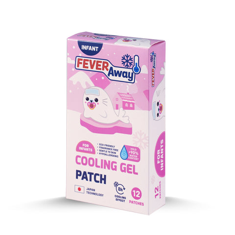 Feveraway Cooling Gel Patch (Infant) 12's [MDA Approved]