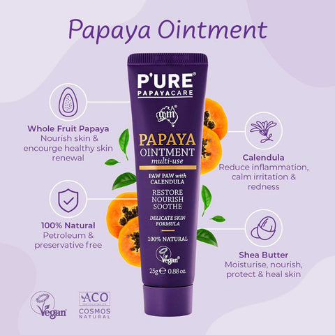 P'ure Papaya Ointment Multi-Use 25g