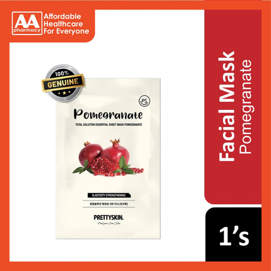 Pretty Skin Total Solution Essential Sheet Mask Pomegranate