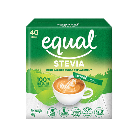 Equal Stevia Stick Sachets 40's
