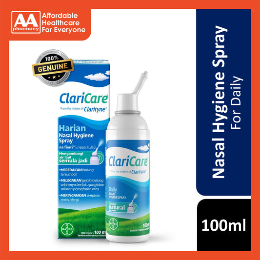 Claricare Nasal Hygiene Spray Daily (100mL)