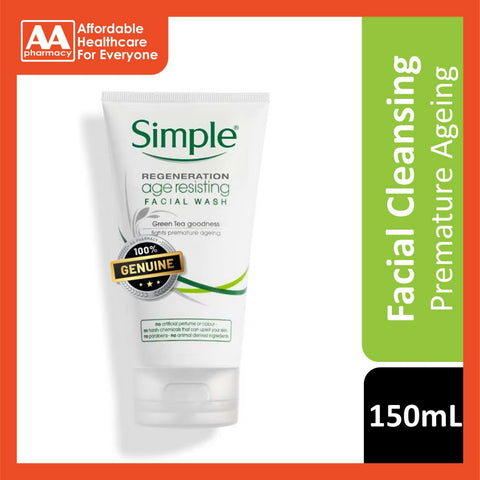 Simple Regeneration Age Resisting Facial Wash 150mL