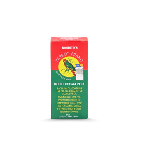 Bosisto's Parrot Oil 8.5ml (Natural Eucalyptus Globulus Oil)