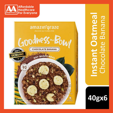 Amazin' Graze Goodness Bowl Chocolate Banana 6x40g