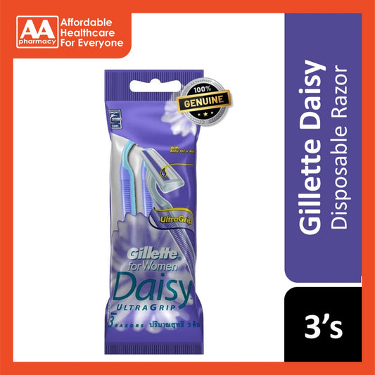 Gillette Women Daisy With Aloe Disposable Razor 3s