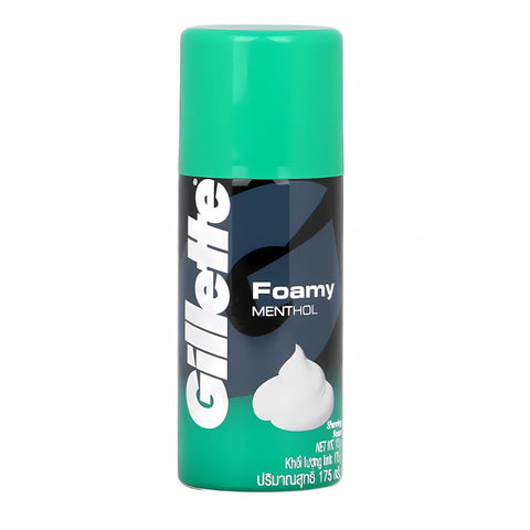 Gillette Foamy Menthol Shaving Foam 175g