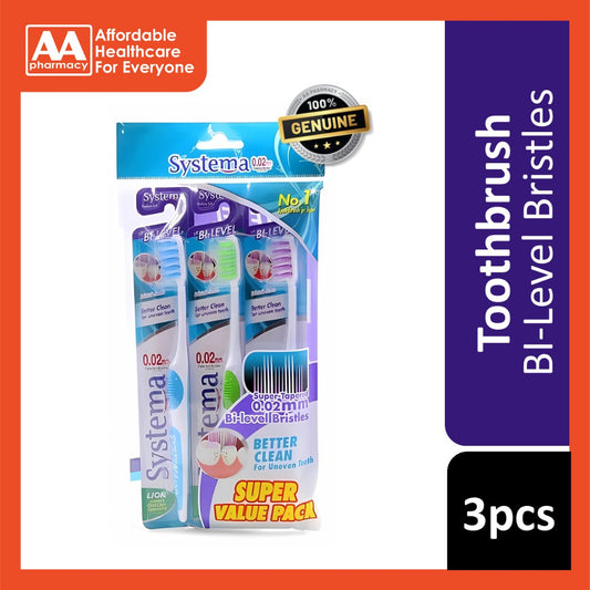 Systema Toothbrush Bi Level 3 Pcs (Value Pack)