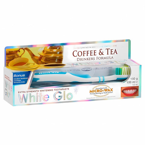 White Glo Coffee & Tea Toothpaste 150g