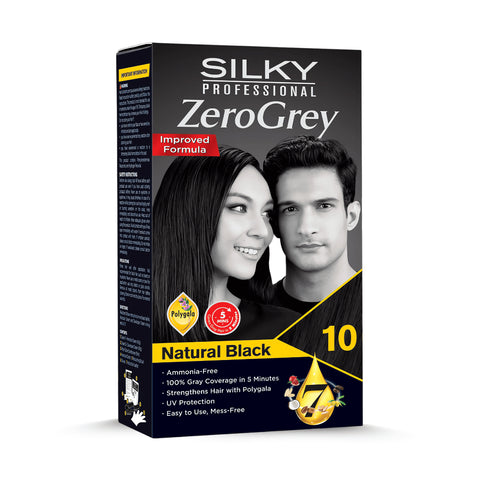 Silky Zero Grey 10 Natural Black