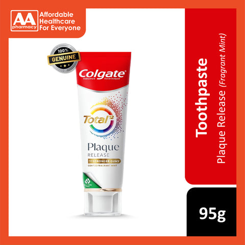 Colgate Total Plaque Release Gentle Fragrant Mint Toothpaste 95g