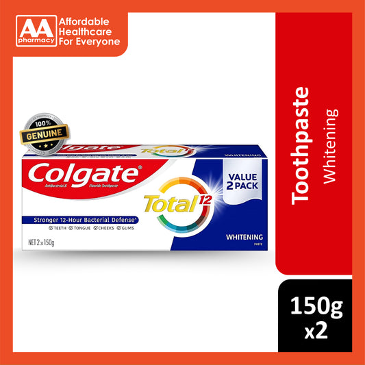 Colgate Total Whitening Toothpaste 150g X2