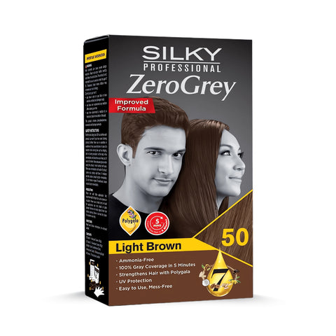 Silky Zero Grey 50 Light Brown