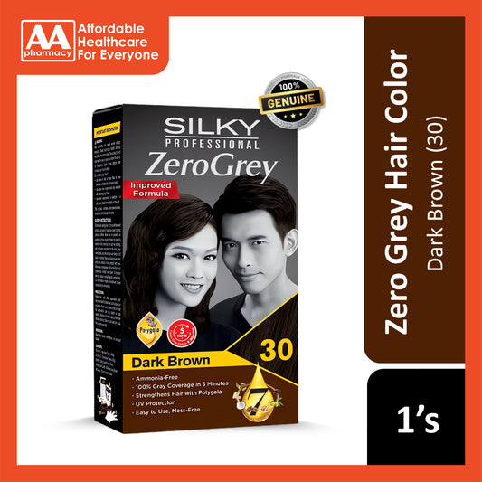 Silky Zero Grey 30 Dark Brown