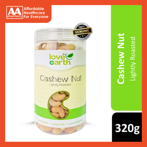 Love Earth Light Roasted Natural Cashew Nut 320g