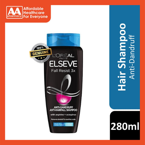 Loreal Elseve Falls Resist 3x Anti-Dandruff Shampoo 280ml