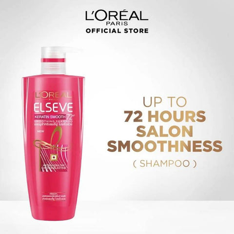 Loreal Elseve Keratin Smooth 72h Shampoo 620ml