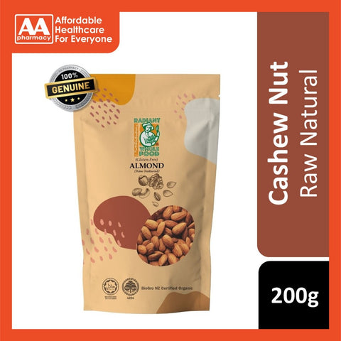 Radiant Raw Natural Cashew Nut 200g