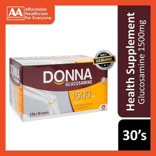 Donna Glucosamine 1500mg Sachets (30's)