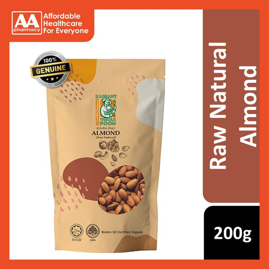 Radiant Raw Natural Almond 200g