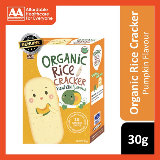 Apple Monkey Rice Cracker-Pumpkin 30g
