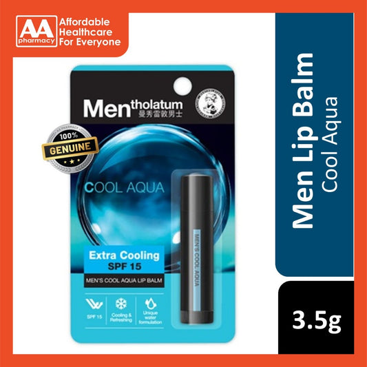 Mentholatum Mens Cool Aqua Lipbalm