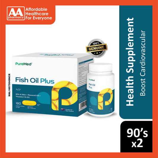 Puremed Fish Oil Plus 2x90's