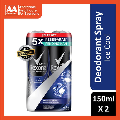 Rexona Men Spray 150ml x 2 - Ice Cool