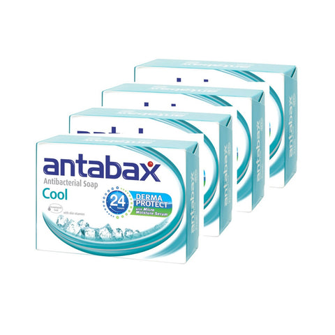 Antabax Antibacterial Bar Soap 4x85g (Cool)