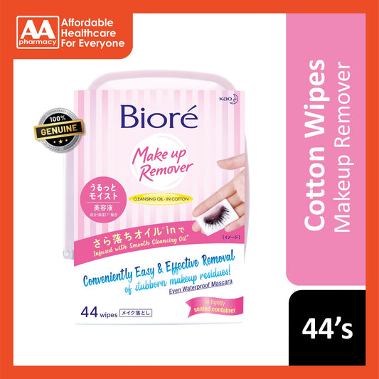 Biore Cleansing Oil In Cotton Wipes 44's