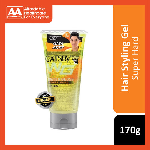 Gatsby Water Gloss Hair Gel (Super Hard) 170g