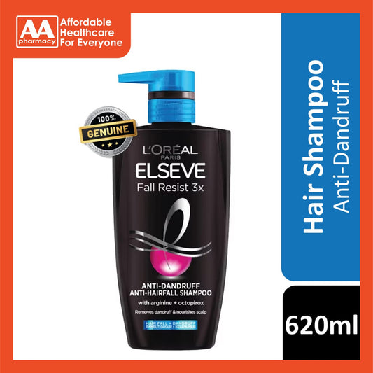 Loreal Elseve Falls Resist 3x Anti-Dandruff Shampoo 620ml