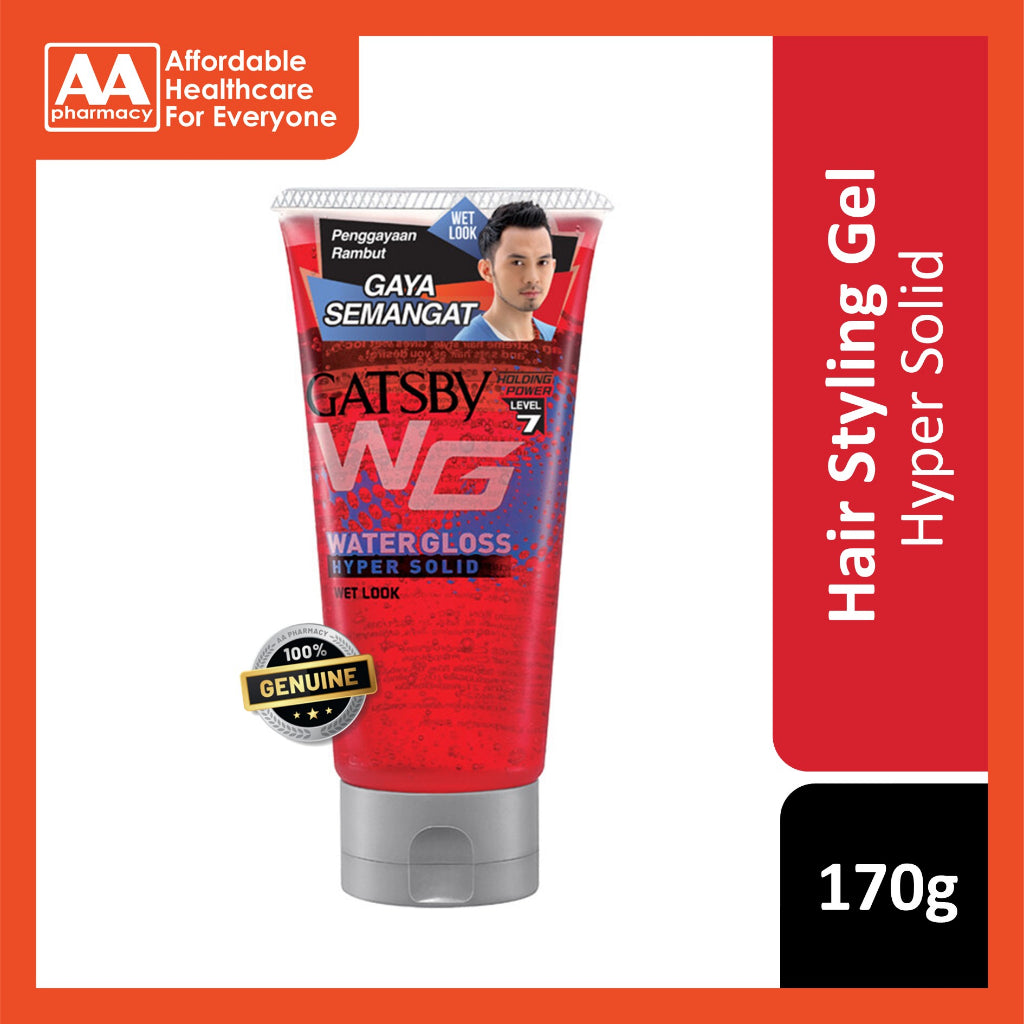 Gatsby Water Gloss Hair Gel (Hyper Solid) 170g