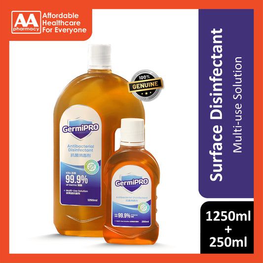 GermiPRO Antibacterial Disinfectant Liquid 1250mL + 250mL