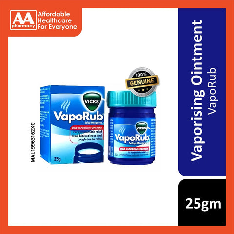 Vicks VapoRub 25g (Vaporising Ointment)