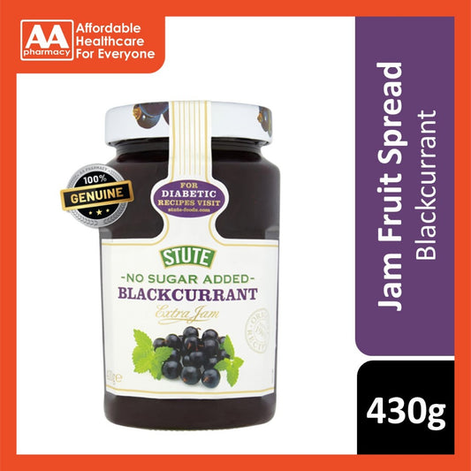 Stute Sugar Free Jam Blackcurrent Extra 430g