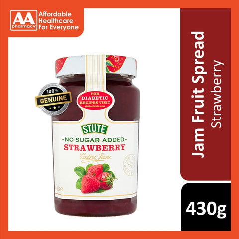 Stute Sugar Free Jam Strawberry Extra 430g