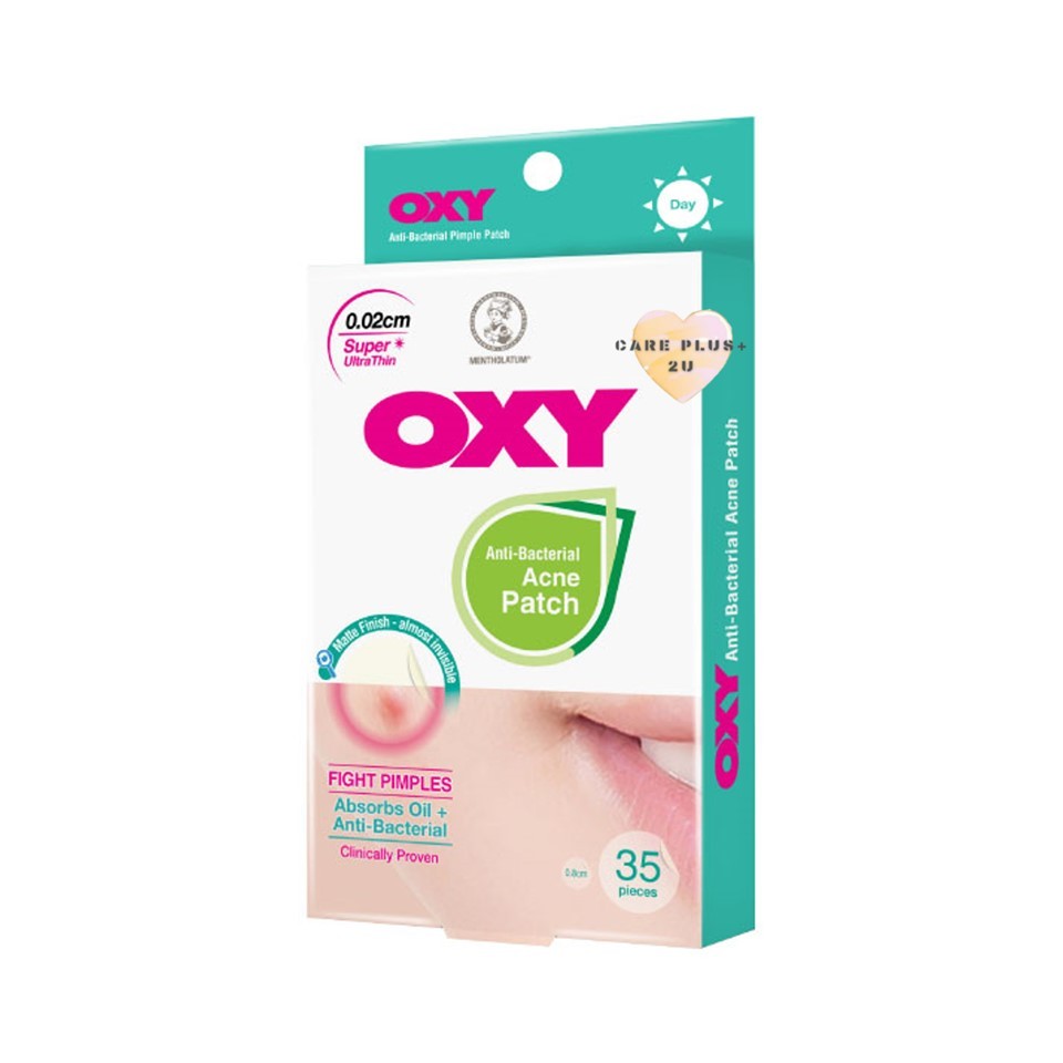 Oxy Anti-Bacterial Day Acne Patch Ultra Thin (0.02cm) 35's