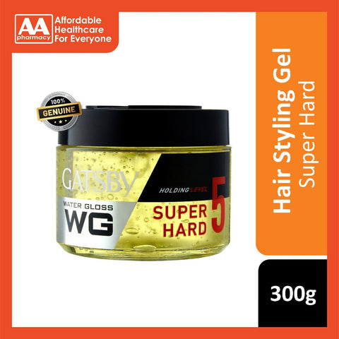 Gatsby Water Gloss Hair Gel (Super Hard) 300g