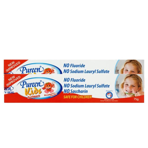 Pureen Kids Toothpaste Strawberry 2 x 75g