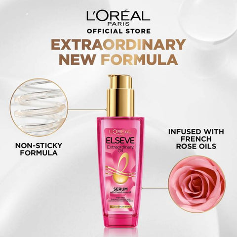 Loreal Elseve Extraordinary Oil - Frizzy Hair Pink 100ml