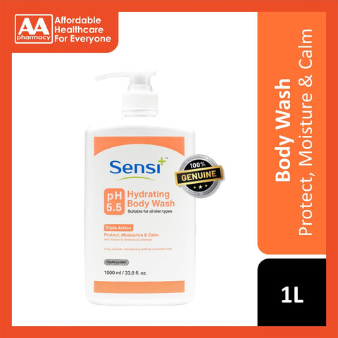 Sensi+ PH5.5 Hydrating Body Wash 1000ml