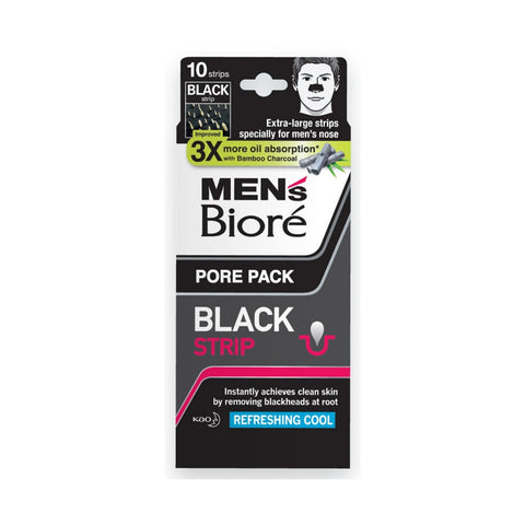 Biore Men Pore Pack Black Strip 10'S