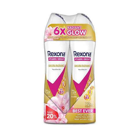 Rexona Women Spray 135mlx2 - Fresh Sakura