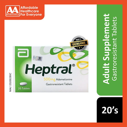 Heptral 500mg Tablets 20's
