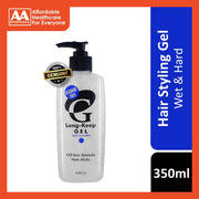 Mandom Long-Keep Gel 350ml (Wet & Hard)