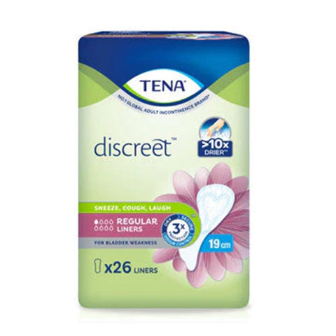 Tena Discreet Regular Liner 19cm (26's)