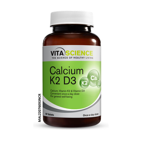 VitaScience Calcium K2 D3 Tablets 90's